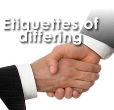 Etiquettes of Differing in Islam