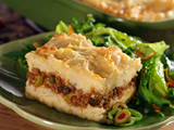 Pastel&oacute;n de Papas y Picadillo