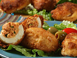 Tapas de Huevos Rellenos con Salm&oacute;n